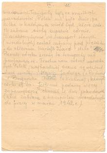Brief IX, vom 9. Oktober 1943, Seite 7. © Archiv des Museums Auschwitz.