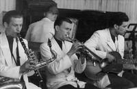 Bob Siebert Sextett bei der Eröffnung des Rundfunksenders RIAS , Berlin 1946